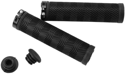 Dailygoods- Stuureindgrepen - 1 Paar Rubber - Enkelzijdige Metalen Vergrendeling - Antislip - Geschikt voor 22 mm Stuur - Fietsen/Mountainbikes - Stuurgrepen