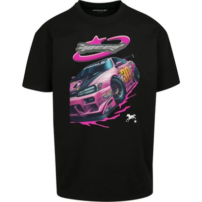 Mister Tee - Speed Heavy Oversize Heren T-shirt - XS - Zwart
