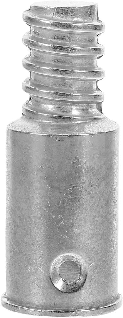 Adapter Bezemsteel - Verlengstuk Connector - Schoonmaken Repareren - Aluminium Legering - 204 mm - Zilver