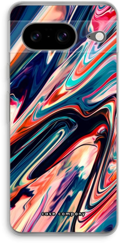 Case Company® - Hoesje geschikt voor Google Pixel 8 hoesje - Quantum Being - Soft Cover Telefoonhoesje - Bescherming aan alle Kanten en Schermrand