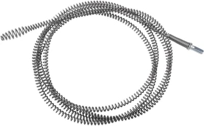 Pijpbaggergereedschap - Afvoerontstopper Slang - Verstopte Afvoeren Reinigen - Met Booradapter - 1 m - Zilver