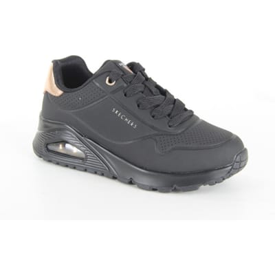 Skechers Uno Gen1 - Shimmer Away - Meisjes Sneakers - Zwart