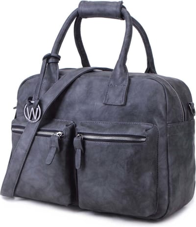 Wimona Alessia Two 1107 Schoudertas / Laptoptas - 15,4 inch - Grijs