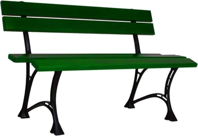 Tuinbank Massief Hout 120 cm – Stijlvolle Parkbank voor Buiten