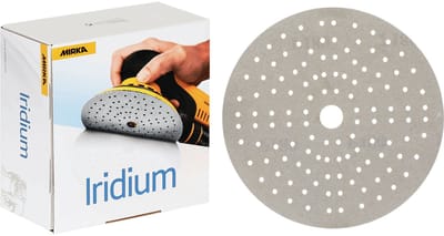 MIRKA Iridium 150mm Velcro 121 gaten P 80 - 100 st in doos