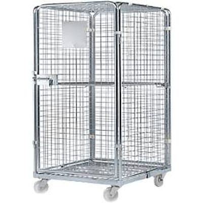 Rolcontainer, met stalen rolplaat, 724 x 815 x 1210 mm