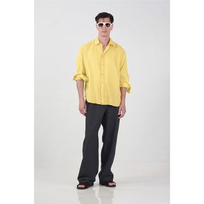 Heren Oversized Linnen Shirt