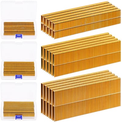 2000x Dunne Kroonkrammen 2,5 cm Verzinkt Staal Assortiment voor Nietmachine