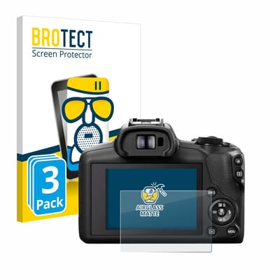 BROTECT - Screenprotector voor Canon EOS R100 - Folie Beschermfolie Beschermglas matte 3 Stuks