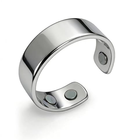 Daity 1 stuk - ring, originele magnetische wellnessring voor dames en heren – open, lichtgewicht en waterbestendige ring van roestvrij staal