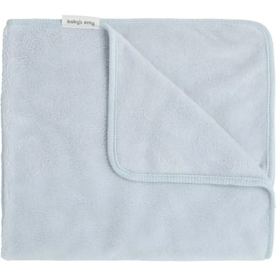 Baby's Only Wiegdeken gemaakt van teddystof - Baby deken Cozy - Dekentje voor jongens en meisjes - 2.0 TOG - 70x95 cm - Misty Blue - Superzacht en comfortabel