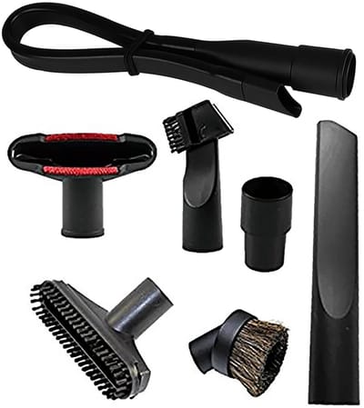 Stofzuiger Accessoires Kit - Stofzuiger Gereedschap - Stoffige Oppervlakken Reinigen - Universele Adapter Inbegrepen - 1 1/4 Inch - Zwart