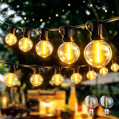 Lichtsnoer voor Buiten LED - Warmwit - 15 M - Waterdicht en Energiebesparend - Voor Tuin en Terras