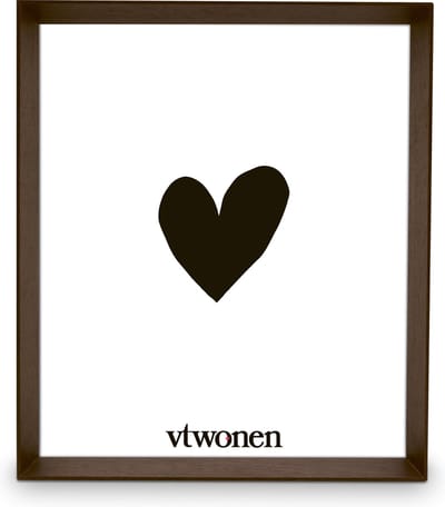 vtwonen - Fotolijst - Hout - Donkerbruin - 30x35 cm