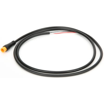 Câble de signal à 3 conducteurs pour vélo Matériau de mélange pratique Accessoire de modification de batterie lithium pour vélo 3 conducteurs Mâle black