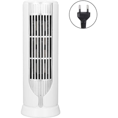 Bureau Ruimteverwarmer Snel Verwarmen Energiebesparend Kleine Elektrische Kachel Ventilator voor Kantoor Slaapkamer EU Stekker white