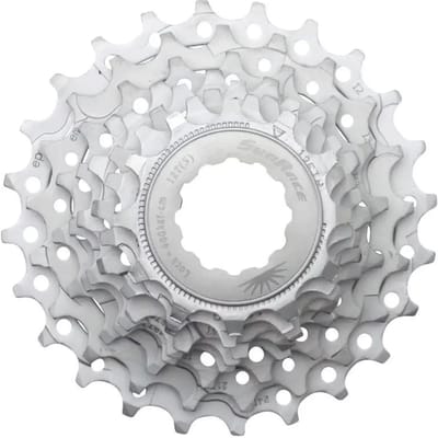 Sunrace 8-speed cassette - 12-25T - Fluid Drive Plus - Nikkel - 285g