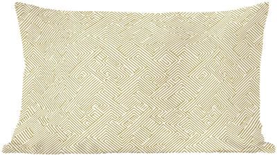 Sierkussens - Kussentjes Woonkamer - 60x40 cm - Geometrisch - Lijnen - Groen