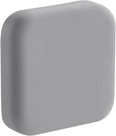 Deurknopbescherming muur - Deurstopper geluiddemper - Muren beschermen - Zelfklevend siliconen - 42x41x41 mm - Grijs