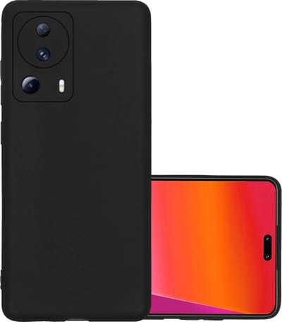Hoesje - Geschikt voor Xiaomi 13 Lite - Sterk & Shockproof - Hoes Cover - Siliconen Case - Zwart