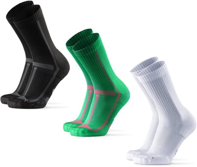 DANISH ENDURANCE Gedempte Hardloopsokken Lange Afstanden - Korte Sokken - Unisex - 3 paar - 43-47