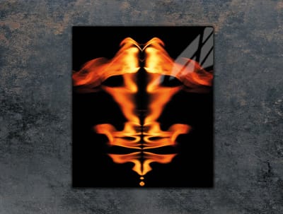 TMK ArtDeko - Snijplank - 45x52 cm - Glas - Ognenvorm