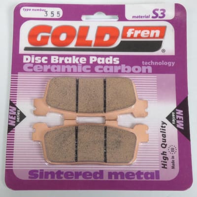Plaquette de frein Gold Fren pour Scooter Kymco 125 New Downtown i 2015 à 2019 ARD Neuf