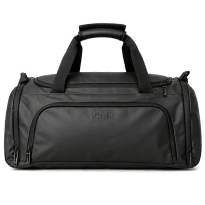Solier SV30 MAVER - Weekendtas - 2-in-1 Rugzak - Schoenenvak - Zwart
