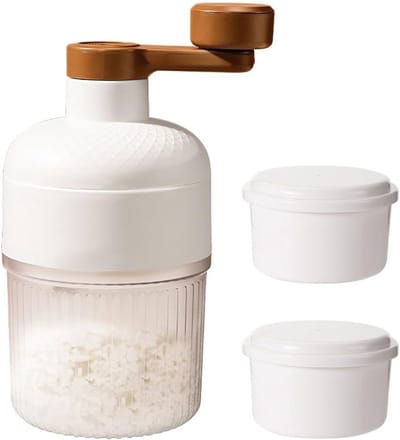 Handijsbreker Machine - Sneeuw Kegel Maker - Zelfgemaakte IJs Treats - Inclusief IJsblokjesbakjes - 22 x 14 x 10 cm