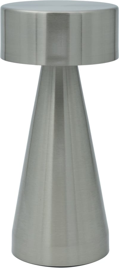 Luxus Europe - Tafellamp Touch Chloé Zilver - Draadloze LED Tafellamp Binnen - USB-C Oplaadbaar - Touchbediening - Dimbaar - 3 Lichtkleuren