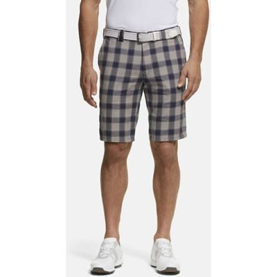 Meyer Bermuda B-St. Andrews Check Organic Cotton Marine / male