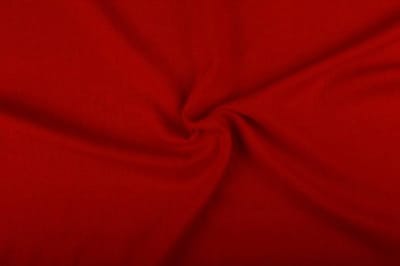 Linnen stof - Rood - Gewassen - 10 meter