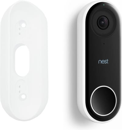 45 graden Hoekbeugel / Adapter geschikt voor Google Nest Hello / 3 jaar garantie / Gemaakt in NL