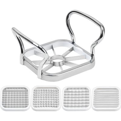 Multifunctionele Rvs 5 stks/set Voor Peer Chips Keukengerei Gereedschappen Groente & Fruit Cutter Slicer 5pcs