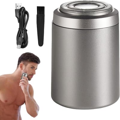 Reisscheerapparaat voor mannen - Draagbare trimmer - Onderweg scheren - 6600 tpm motor - 13 x 11 x 599 cm