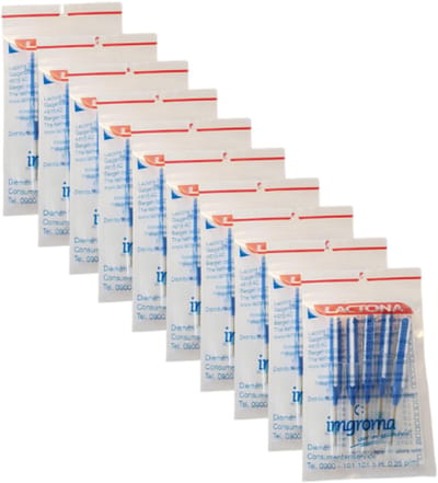 Lactona Easygrip Ragers Conisch-Easygrip B 3-7mm - Donkerblauw - 10 x 5 stuks - Voordeelpakket