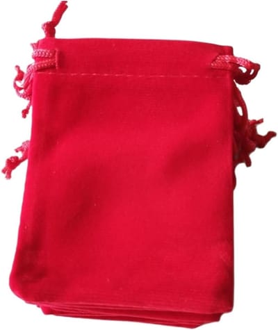 Fluwelen Sieradenzakjes - Opbergtasjes Cadeautasjes - Kleine Spullen Opbergen - Met Trekkoord Sluiting - 100 Stuks - Blauw