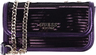 GUESS Schoudertas Avondtas Kaska Mini Convertible Flap Crossbody Bag Amethyst Paars