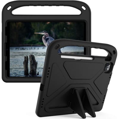 Étui pour iPad A16 11ème/10ème/9ème/8ème/7ème Génération Coque Air 2 Pro11 Pro 12.9/ Air4/5 iPad 5ème 6ème 9.7 Air 11 Pro 13 Air 13 Pouces Pro 11 inch 1234Gen noir