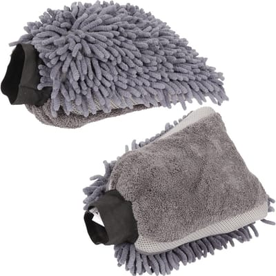 SnelShoppen - Microfibre Poetswant voor Auto en Motor, Zachte Glove voor Lak, Glas, Spiegels en Velgen, Professionele Auto Onderhoudsaccessoires