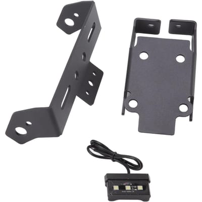 Motorfiets Kentekenplaathouder met 3 LED-lampjes Koolstofstaal Vervanging voor SUZUKI GSXS 1000