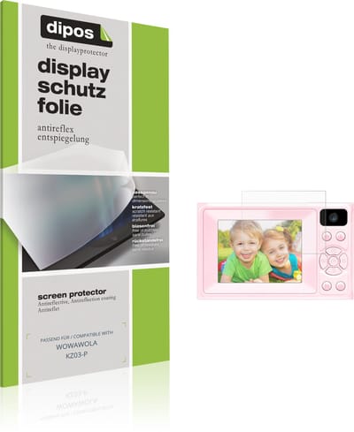 dipos – 4x Matte Beschermfolie geschikt voor WOWAWOLA KZ03-P | Krasbestendige & antireflecterende Screenprotector Ultra-Thin