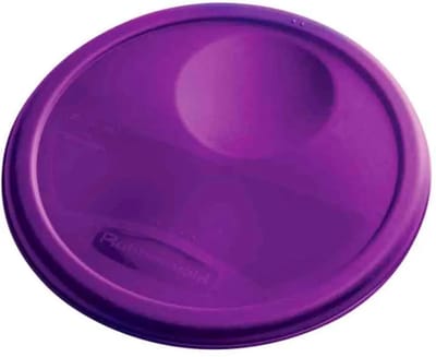 Rubbermaid Deksel voor ronde Container 5,7/7,6 liter Allergenen - Kunststof - Paars - HACCP