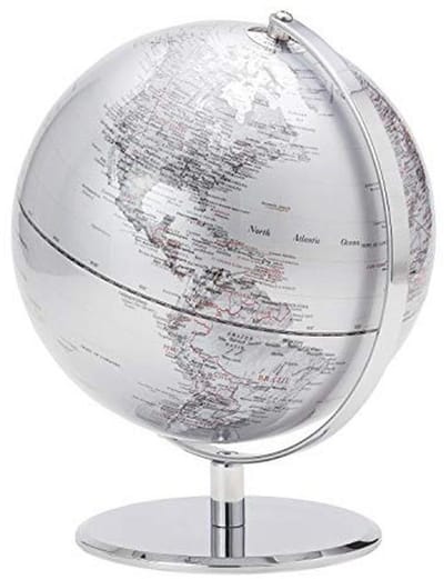 Decoratieve Wereldbol 20 cm - Roterende Aardbol voor Kantoor en Woonkamer