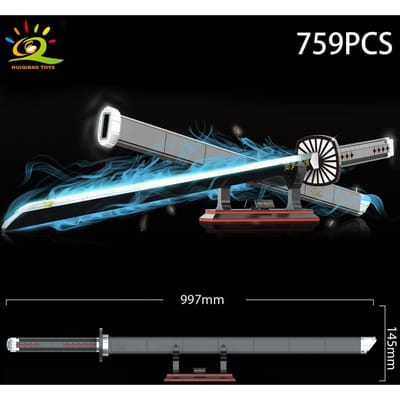 Samurai Zwaard Bouwstenen Ninja Blade Katana Japanse Anime Vlinder Nichirin Mes Stenen Kinderspeelgoed voor Volwassenen NO BOX