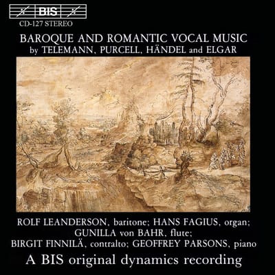 Rolf Leanderson, Hans Fagius, Gunilla von Bahr, Birgit Finnilä - Baroque and Romantic Vocal Music (CD)