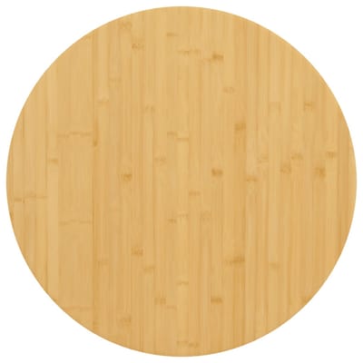 vidaXL - Tafelblad - Ø - 60x4 - cm - bamboe