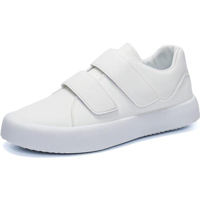 Vier seizoenen Stijl Casual Sportschoenen Heren Comfortabel Lente en Herfst Ademend Gevulkaniseerde Schoenen Comfortabel en Antislip 42 white