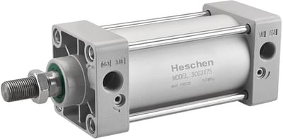 Dailygoody - Pneumatische Cilinder - Dubbel Handelend - 63mm Bore - 75mm Stroke - Voor Industrie - Betrouwbare Prestatie - Geschikt voor Automatisering