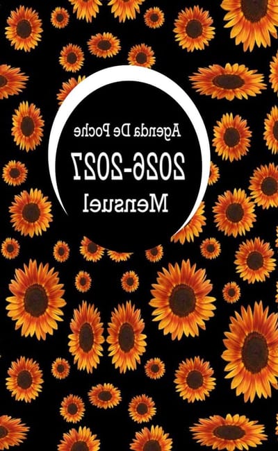 Agenda 2026-2027 - klein formaat - design met zonnebloemen - inclusief feestdagen en motivatiecitaten - ShopVlot